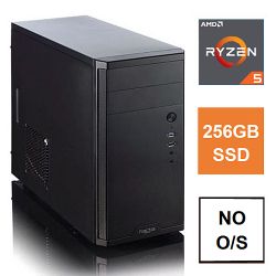 Spire MATX Tower PC, Fractal Core 1100 Case, Ryzen 5 5600G, 8GB 3200MHz, 256GB SSD, Bequiet 550W, No Optical, KB & Mouse, No Operating System