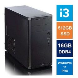 Spire_MATX_Tower_PC_Fractal_Core_1100_Case_i3-14100_16GB_DDR4_512GB_SSD_Corsair_550W_No_Optical_KB_&_Mouse_Windows_11_Pro