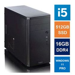 Spire_MATX_Tower_PC_Fractal_Core_1100_Case_i5-14400_16GB_DDR4_512GB_SSD_Corsair_550W_No_Optical_KB_&_Mouse_Windows_11_Pro