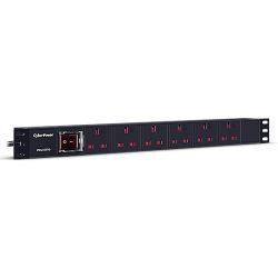 CyberPower PDU11310 Basic Power Distribution Unit, 1U VerticalHorizontal Rackmount, 6 Outlets, Aluminium Housing