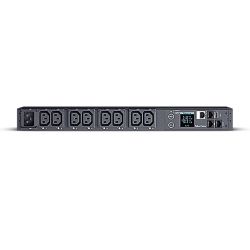 CyberPower PDU41005 Power Distribution Unit, 1U VerticalHorizontal Rackmount, 1x IEC C20 Input, 8 Outlets, Real-Time LocalRemote Monitoring & Switching, LCD Display