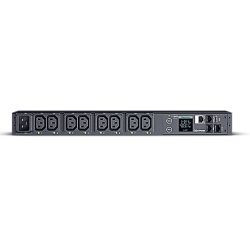 CyberPower_PDU81005_Switched_Metered-by-Outlet_Power_Distribution_Unit_1U_Rackmount_1x_IEC_C20_Input_8_Outlets_Real-Time_LocalRemote_Monitoring_&_Switching_LCD_Display