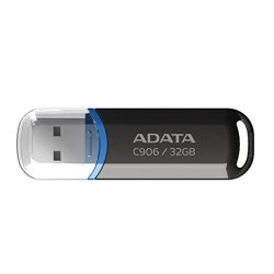 ADATA 32GB C906 USB 2.0 Memory Pen, Compact, Black & Blue