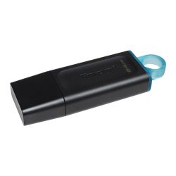 Kingston 64GB USB 3.2 Gen1 Memory Pen, DataTraveler Exodia, Cap, Key Ring