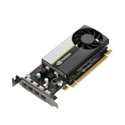 PNY T600 Professional Graphics Card, 4GB DDR6, 640 Cores, 4 miniDP 1.4 (4 x DP adapters), Low Profile (Bracket Included), Retail