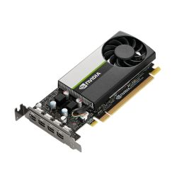 PNY T1000 Professional Graphics Card, 4GB DDR6, 896 Cores, 4 miniDP 1.4, Low Profile Bracket Included, OEM Brown Box