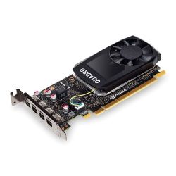 PNY Quadro P1000 Professional Graphics Card, 4GB DDR5, 640 Cores, 4 miniDP 1.2 1 x DVI & 4 x DP adapters, Low Profile Bracket Included, Retail