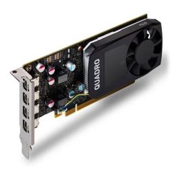 PNY Quadro P620 Professional Graphics Card, 2GB DDR5, 4 miniDP 1.4 (4 x DVI adapters), Low Profile (Bracket Included) Graphics Cards