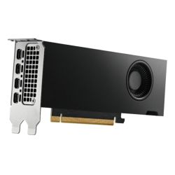 PNY RTX4000 SFF Ada Lovelace Professional Graphics Card, 20GB DDR6, 4 miniDP DP adapter, 6144 CUDA Cores, Dual-Slot, Low Profile,  Retail