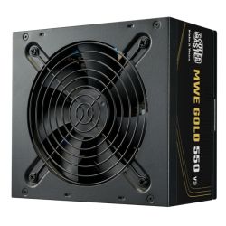Cooler Master 550W MWE Gold V3 ATX 3.1 PSU, Fully Wired, HDB Bearing Fan, 80+ Gold