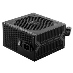 MSI 750W MAG A750BN PCIE5 ATX PSU, Fully Wired, 80+ Bronze, Low Noise Fan, PCIe5