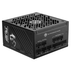 MSI 850W MPG A850GS PCIE5 ATX 3.1 PSU, Fully Modular, 80+Cybenetics Gold, Semi Digital Design, PCIe 5.1