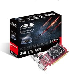 Asus Radeon R7 240, 2GB DDR5, PCIe3, VGA, DVI, HDMI, 780MHz Clock, Low Profile (Bracket Included) Graphics Cards