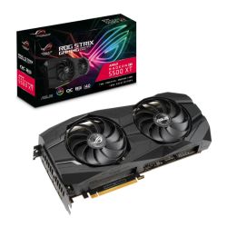 Asus ROG STRIX RX5500 XT OC, 8GB DDR6, PCIe4, HDMI, 3 DP, 1865MHz Clock, 0dB Tech, RGB Lighting, Overclocked Graphics Cards