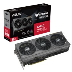 Asus TUF GAMING RX7600 XT OC, PCIe4, 16GB DDR6, HDMI, 3 DP, 2830MHz Clock, RGB Lighting, Overclocked