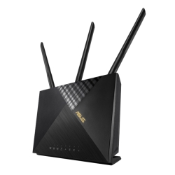 Asus 4G-AX56 Cat.6 300Mbps Dual Band AX1800 4G LTE Router, Wi-Fi 6, Captive Portal, AiProtection, 4 LAN, SIM Slot