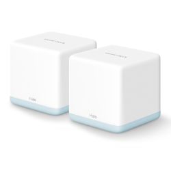 Mercusys HALO H30 2-Pack Whole-Home Mesh Wi-Fi System, Dual Band AC1200, 2x 10100 LAN on each Unit, AP Mode