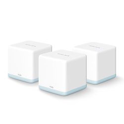 Mercusys HALO H30 3-Pack Whole-Home Mesh Wi-Fi System, Dual Band AC1200, 2x 10100 LAN on each Unit, AP Mode