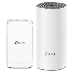 TP-LINK (DECO E3) Whole-Home Mesh Wi-Fi System with Extender, 2 Pack, Dual Band AC1200 Routers