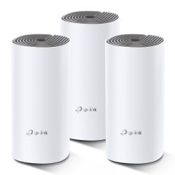 TP-LINK DECO E4 Whole-Home Mesh Wi-Fi System, 3 Pack, Dual Band AC1200, 2 x LAN on each Unit