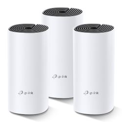 TP-LINK DECO M4 Whole-Home Mesh Wi-Fi System, 3 Pack, Dual Band AC1200, MU-MIMO, 2 x LAN on each Unit