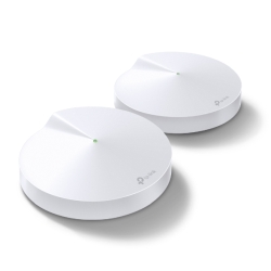 TP-LINK (DECO M5) Whole-Home Mesh Wi-Fi System, 2 Pack, Dual Band AC1300, MU-MIMO, USB Type-C, 2 x LAN on each Unit Routers/Mesh Systems