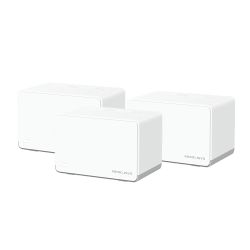 Mercusys HALO H70X 3-Pack AX1800 Dual Band Whole Home Mesh Wi-Fi 6 System, 3 LAN per Unit, OFDMA & MU-MIMO