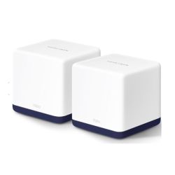 Mercusys HALO H50G Whole-Home Mesh Wi-Fi System, 2 Pack, Dual Band AC1900, 3 x LAN on each Unit, AP Mode