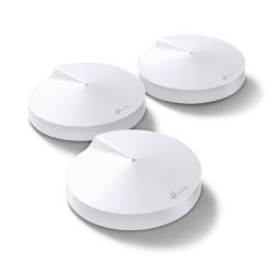 TP-LINK (DECO M9 PLUS) Smart Home Mesh Wi-Fi System, 3 Pack, Tri Band AC2200, MU-MIMO, Built-in Smart Hub Routers/Mesh Systems