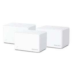 Mercusys HALO H80X 3-Pack AX3000 Dual Band Whole Home Mesh Wi-Fi 6 System, 3 LAN per Unit, OFDMA & MU-MIMO