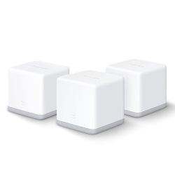 Mercusys HALO S3 Whole-Home Mesh Wi-Fi System, 3 Pack, 300Mbps, 2 x LAN on each Unit Routers/Mesh Systems