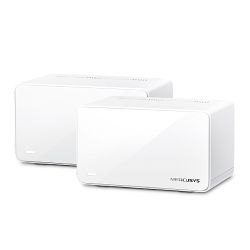 Mercusys HALO H90X 2-Pack AX6000 Dual Band Whole Home Mesh Wi-Fi 6 System, 2.5Gbps Multi-Gig Ports, OFDMA & MU-MIMO