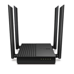TP-LINK Archer C64, AC1200 867+400 Wireless Dual Band GB Cable Router, 4-Port, MU-MIMO, Access Point Mode