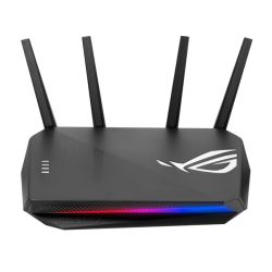 Asus (ROG STRIX GS-AX3000) AX3000 Wireless Dual Band Gaming Router, PS5 Compatible, Mobile Game Mode, VPN Fusion, AiMesh Support, Lifetime Free Internet Security