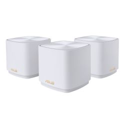 Asus AX5400 ZenWiFi XD5 AX3000 Dual Band Mesh Wi-Fi 6 System, 3 Pack, GB LAN, GB WAN, 160MHz Bandwidth, AiMesh, AiProtection, White