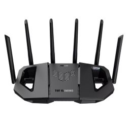ROU-BE9400AUTRI-TUF - Asus TUF-BE9400 TUF Gaming BE9400 Tri-Band Wi-Fi 7 Extendable Gaming Router, 4x 2.5G Ports, USB, 4K-QAM, MLO, AiMesh  Asus TUF-BE9400 TUF Gaming BE9400 Tri-Band Wi-Fi 7 Extendable Gaming Router, 4x 2.5G Ports, USB, 4K-QAM, MLO, AiMesh