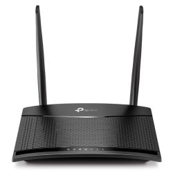 TP-LINK TL-MR100 300Mbps Wireless N 4G LTE Router, 1 LAN, 1 LANWAN, Detachable Antennas