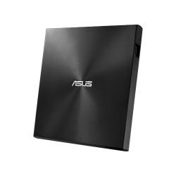 Asus ZenDrive U9M External Slimline DVD Re-Writer, USB-A  USB-C, 8x,  M-Disc Support, Cyberlink Power2Go 8, Black