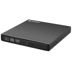 Sandberg 133-66 External DVD Re-Writer, USB, 8x, Black