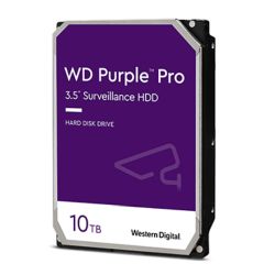 WD 3.5, 10TB, SATA3, Purple Surveillance Hard Drive, 7200RPM, 256MB Cache, OEM