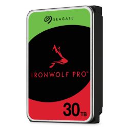 Seagate 3.5, 30TB, SATA3, IronWolf Pro NAS Hard Drive, 7200RPM, 512MB Cache, CMR, OEM
