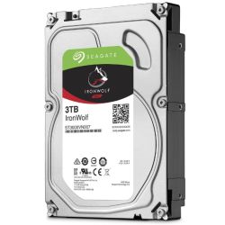 Seagate 3.5inch , 3TB, SATA3, IronWolf NAS Hard Drive, 5900RPM, 64MB Cache, OEM Internal Hard Drives