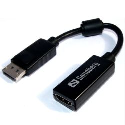 Sandberg_DisplayPort_Male_to_Female_HDMI_Converter_Cable_Black_5_Year_Warranty