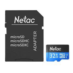 Netac_P500_32GB_MicroSDHC_Card_with_SD_Adapter_U1_Class_10_Up_to_90MBs