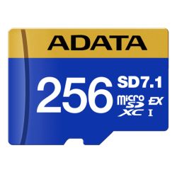 ADATA 256GB Premier Extreme MicroSDXC SD7.1 Express Card, PCIe Gen3, Nintendo Switch 2 Ready, 800MBs