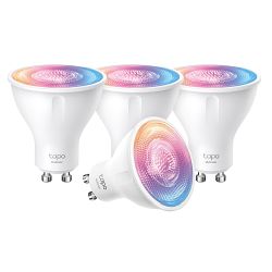 TP-LINK_TAPO_L630_4-Pack_Smart_Wi-Fi_Spotlight_Multicolour_Single_Unit_White_Tunable_Dimmable_Schedule_&_Timer_AppVoice_Control_GU10_Lamp_Base
