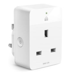 TP-LINK KP105 Kasa Smart Wi-Fi Plug Slim, Remote Access, Schedule & Timer, Grouping, Voice Control