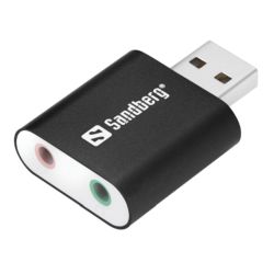 Sandberg External Soundcard, USB, 5 Year Warranty
