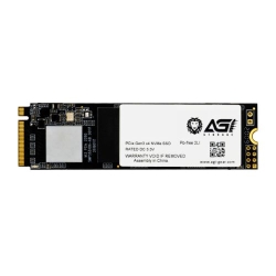 AGI 1TB AI198 M.2 NVMe SSD, M.2 2280, PCIe3, Intel TLC NAND, R/W 2103/1699 MB/s, 214K/24K IOPS Internal SSD Drives
