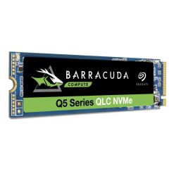 Seagate 1TB BarraCuda Q5 M.2 NVMe SSD, M.2 2280, PCIe, 3D QLC NAND, RW 24001700 MBs